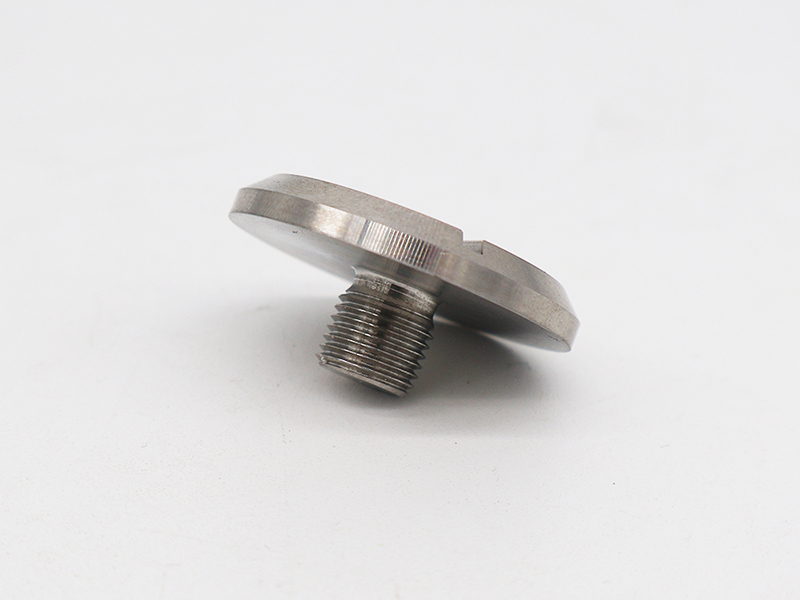 Stainless steel precision machined threaded component