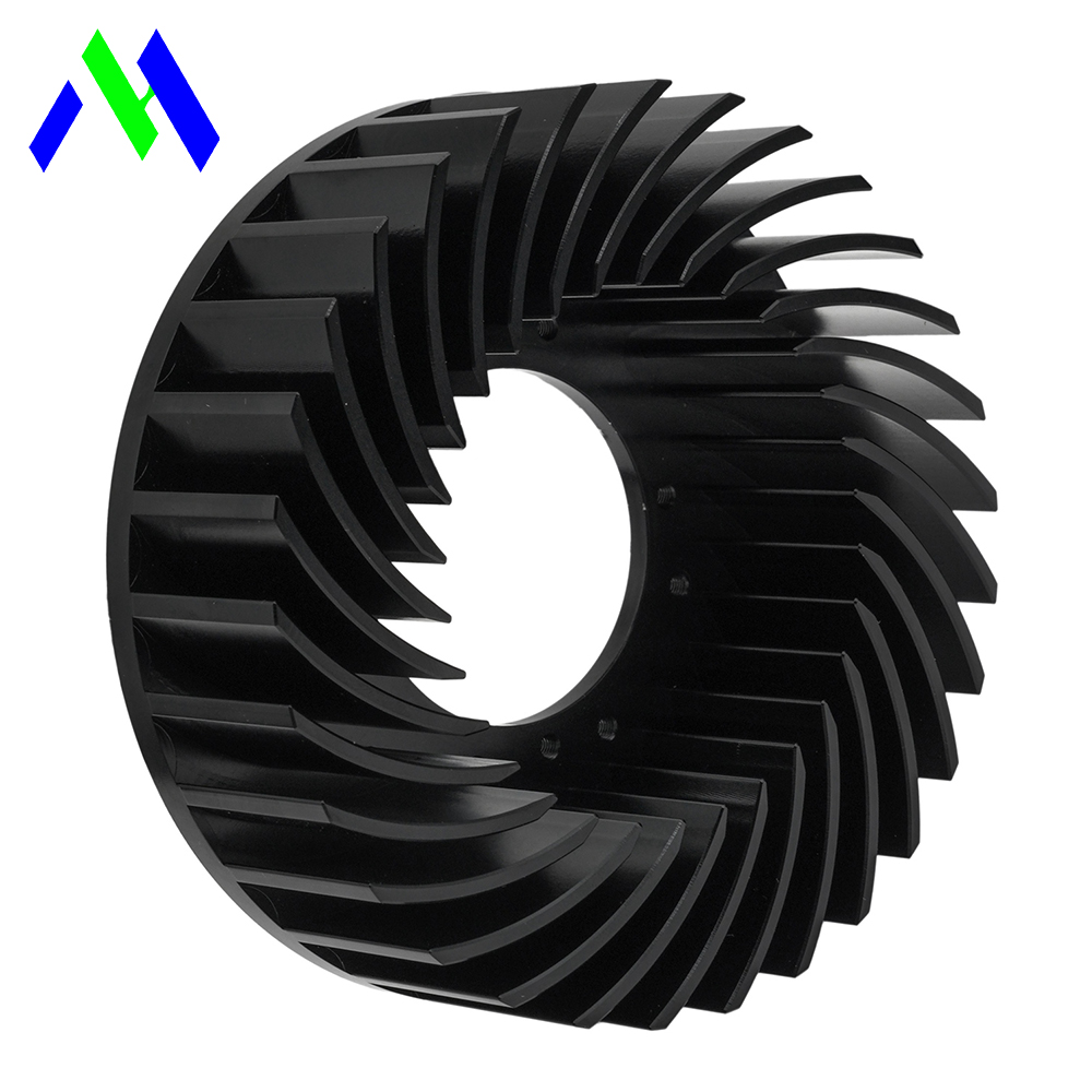 Round Heatsink Led 100W Cold Forging Splayed Pin Fin aluminium heatsink