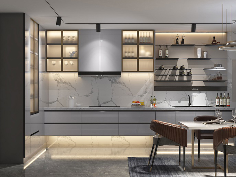 Aluminum window frames and kitchen profiles