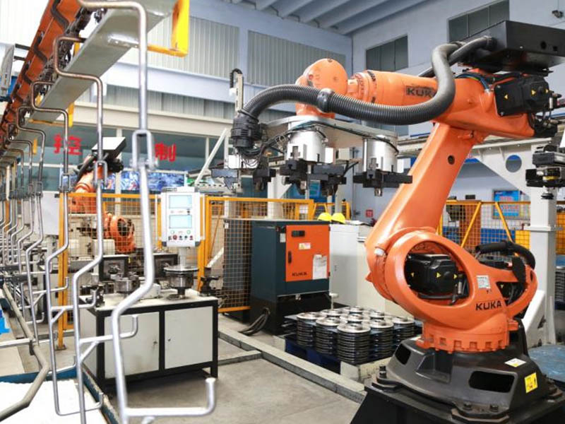 Industrial robotics manufacturing automation system