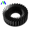Round Heatsink Led 100W Cold Forging Splayed Pin Fin aluminium heatsink