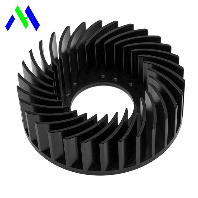 Round Heatsink Led 100W Cold Forging Splayed Pin Fin aluminium heatsink