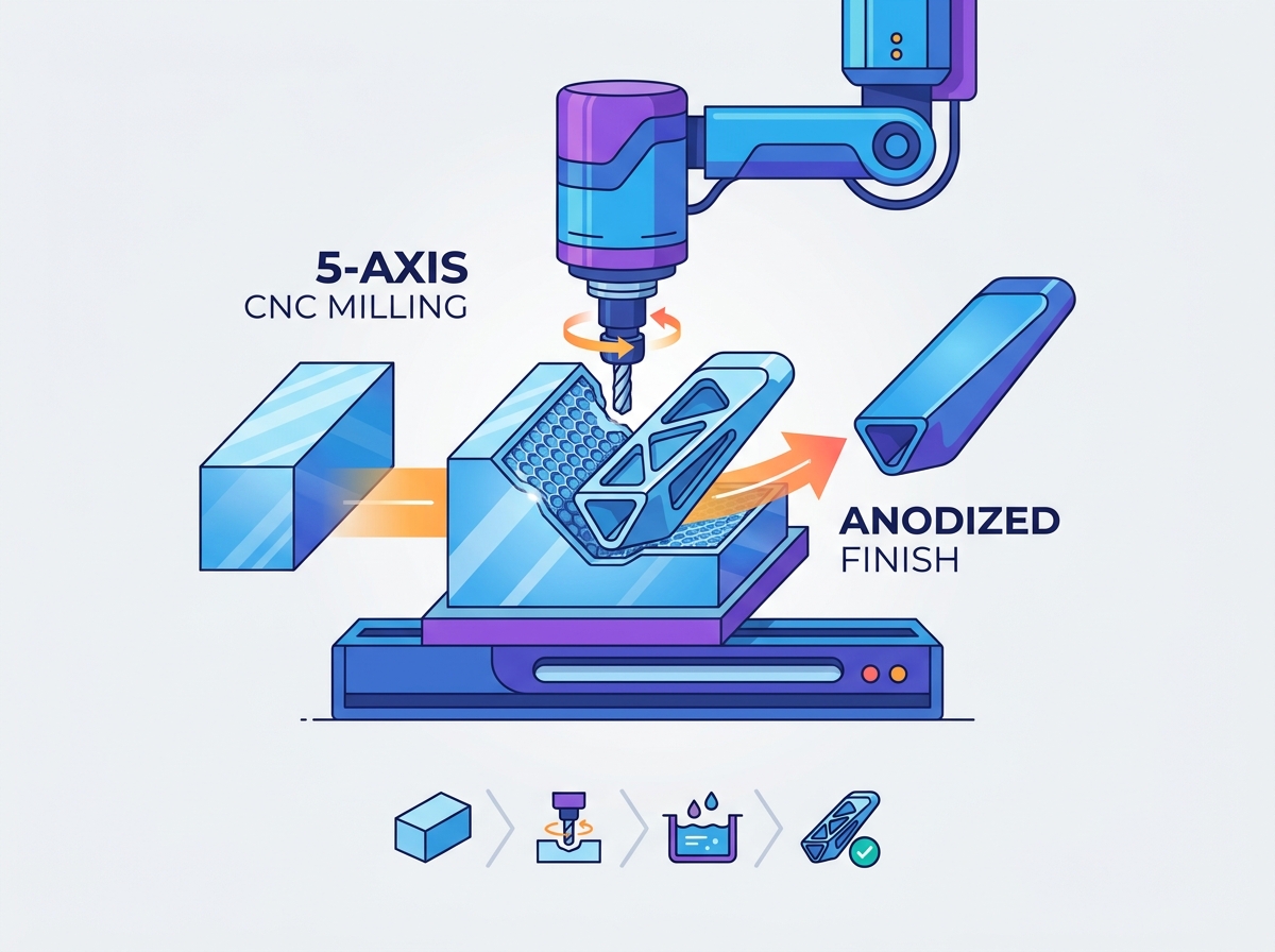 Anodized Aluminum CNC Milling Process
